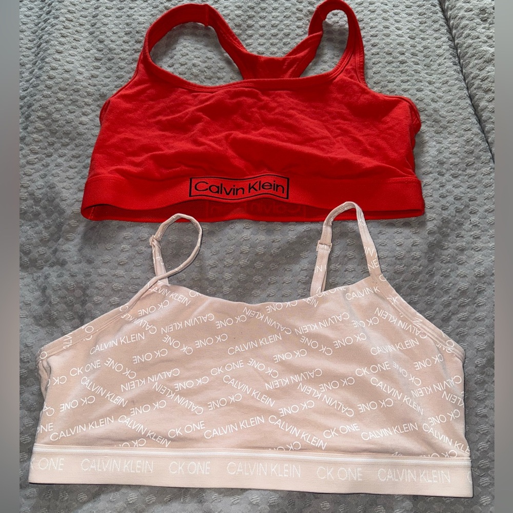 2 WOMENS XL BRAS CK CALVIN KLEIN